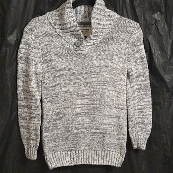 Urban Pipeline grey and white marled sweater S - Picture 2 of 8